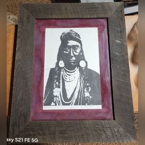 Large Framed Limited Edition Print Of Chief Joseph